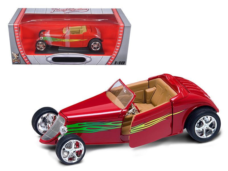 1933 Ford Roadster  Red Diecast Model Car 