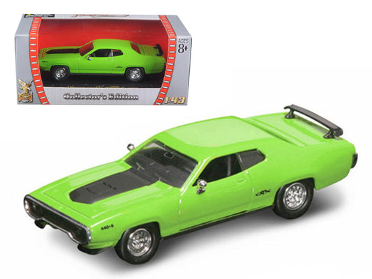 1971 Plymouth GTX 440 Green Diecast Model Car 