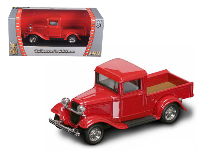 1934 Ford   Red Diecast Model Pickup Truck 