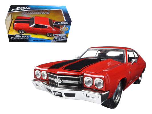 Dom's Chevrolet Chevelle SS Red Diecast Model Car 