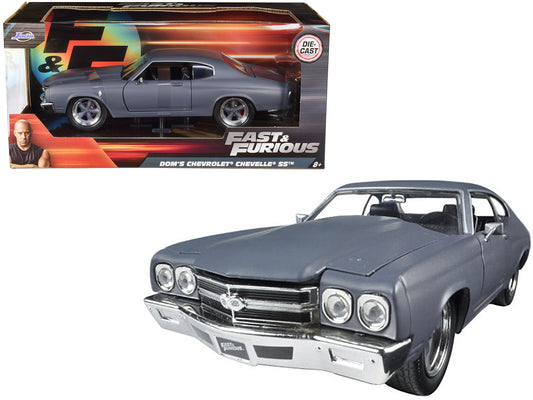 Dom's Chevrolet Chevelle SS Gray Diecast Model Car 