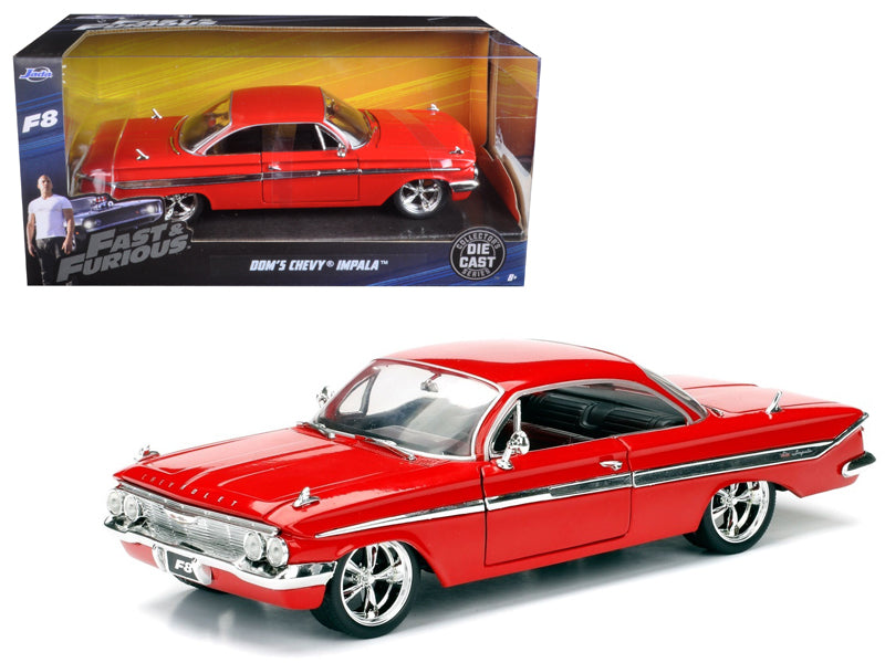 Dom's Chevrolet Impala  Red Diecast Model Car 