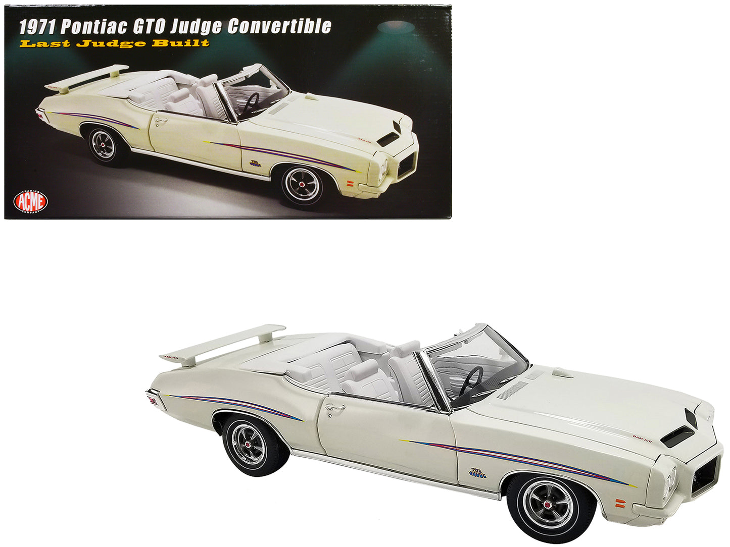 1971 Pontiac GTO Judge Green Diecast Model Car 