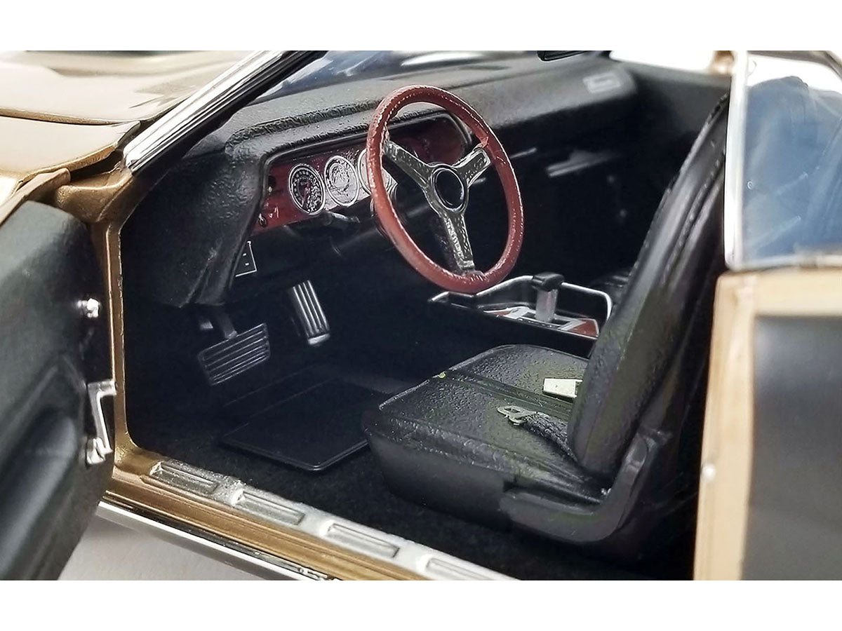1971 Plymouth Hemi Barracuda Gold Diecast Model Car 