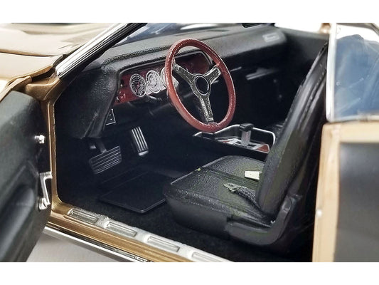 1971 Plymouth Hemi Barracuda Gold Diecast Model Car 