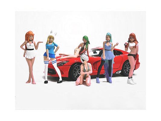 Set of   Model Costume / Cosplay Figure 