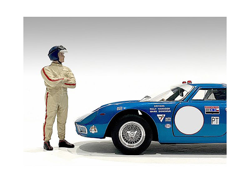 Brand new 1/18 scale of "Racing Legends" 60's Figure A for 1/18 scale models by American Diorama.
 Brand new box.
 Comes i