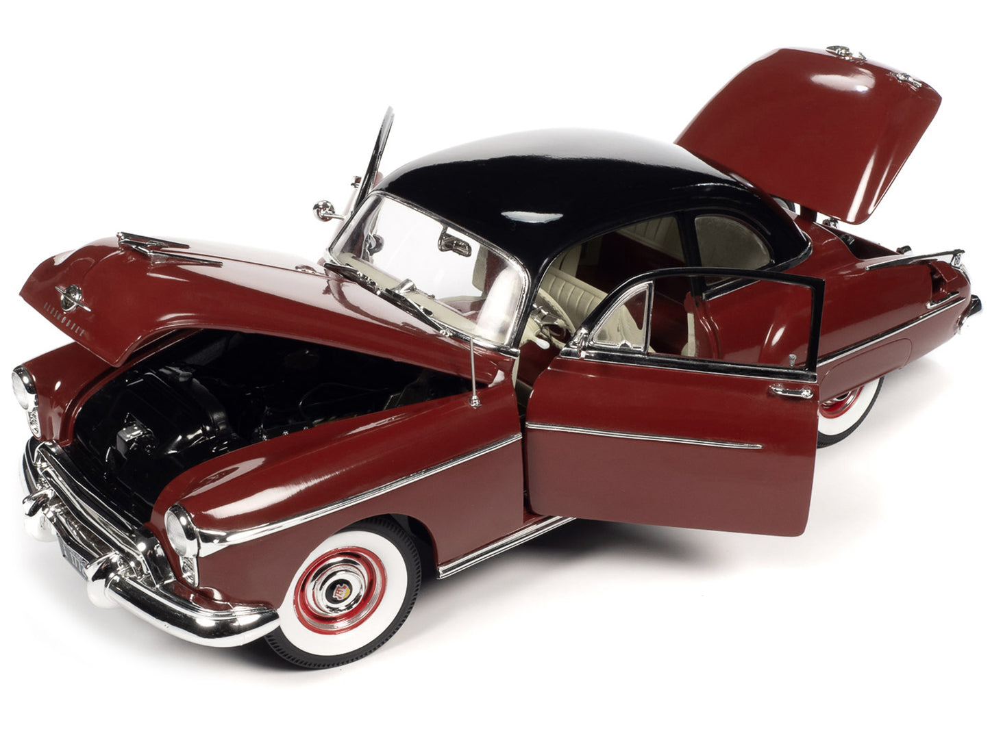 1950 Oldsmobile Rocket 88 Red Diecast Model Car 