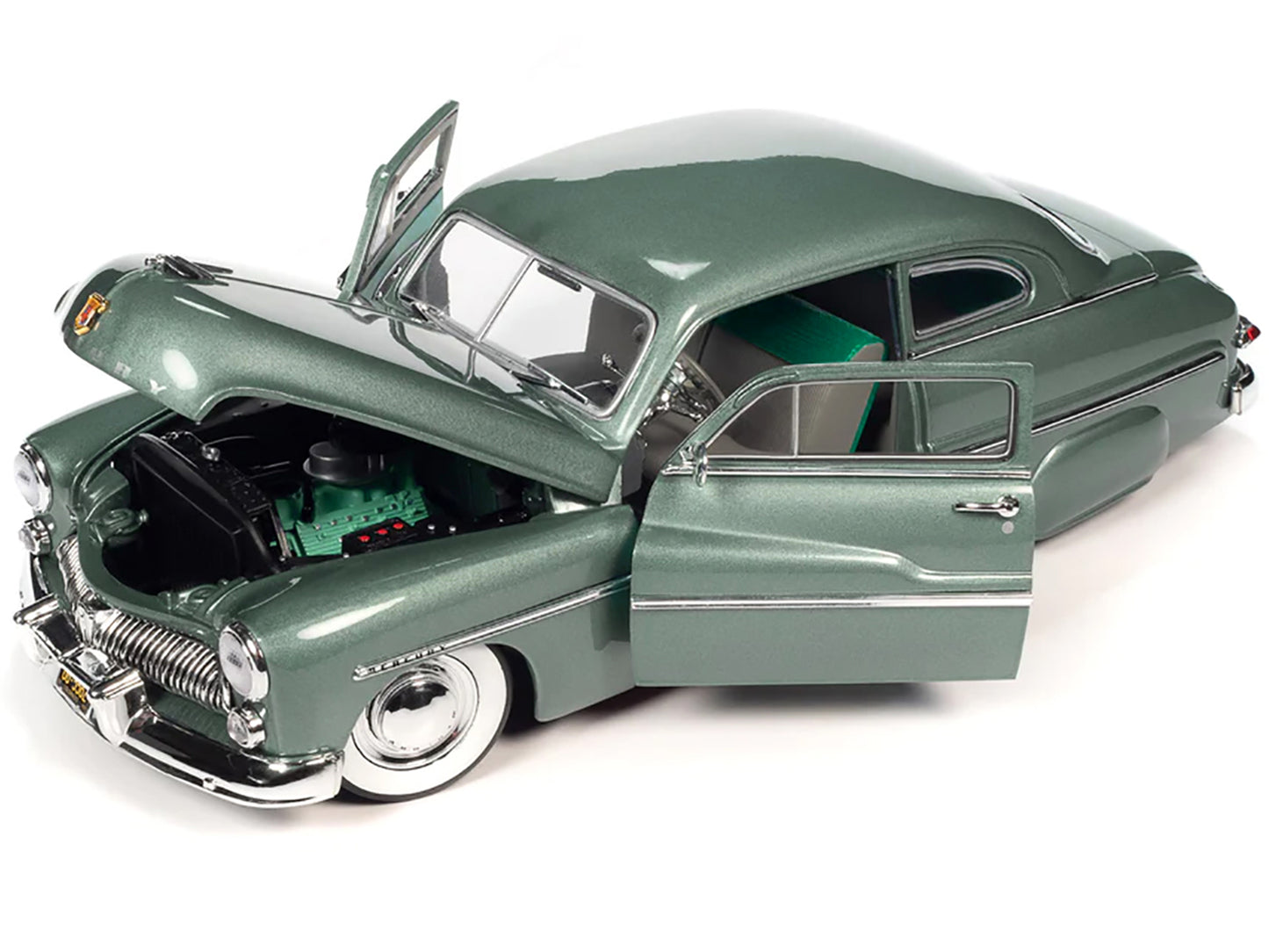 1949 Mercury Eight Coupe Green Diecast Model Car 