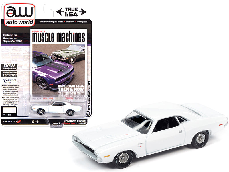 1970 Dodge Challenger R White Diecast Model Car 