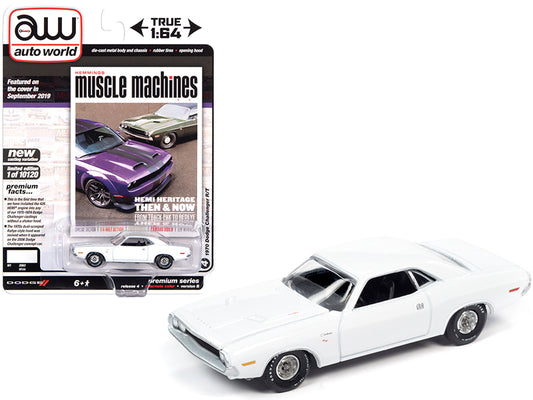 1970 Dodge Challenger R White Diecast Model Car 