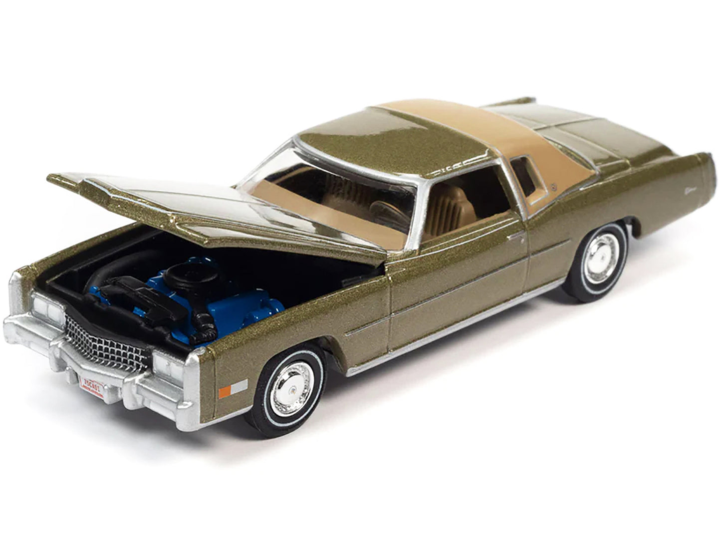 1975 Cadillac Eldorado Tarragon Gold Diecast Model Car 