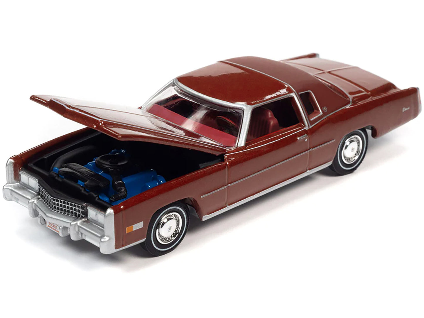 1975 Cadillac Eldorado Firethorn Red Diecast Model Car 