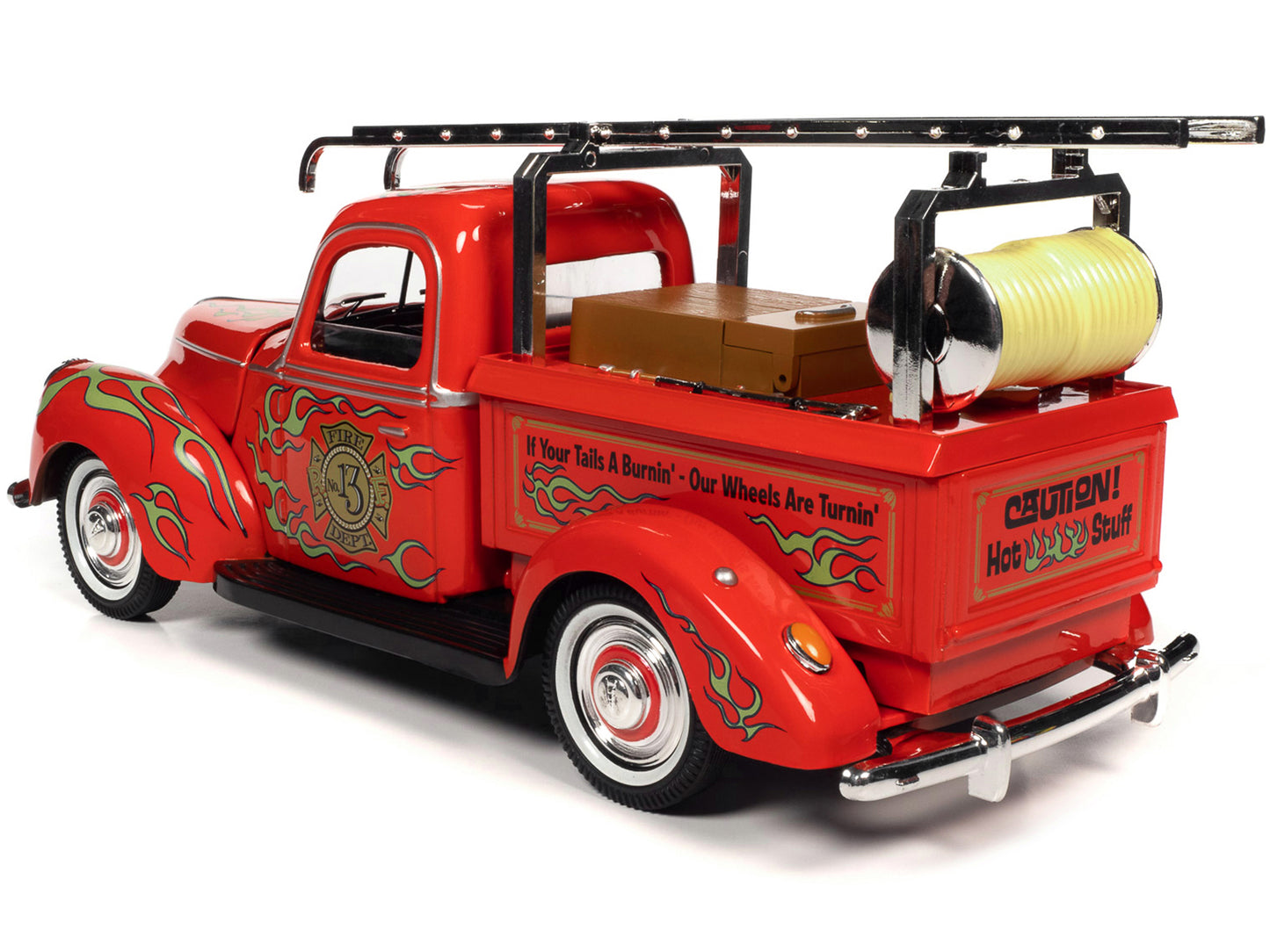 Rat Fink Fire Engine Red Diecast Model Fire Engine Rat Fink