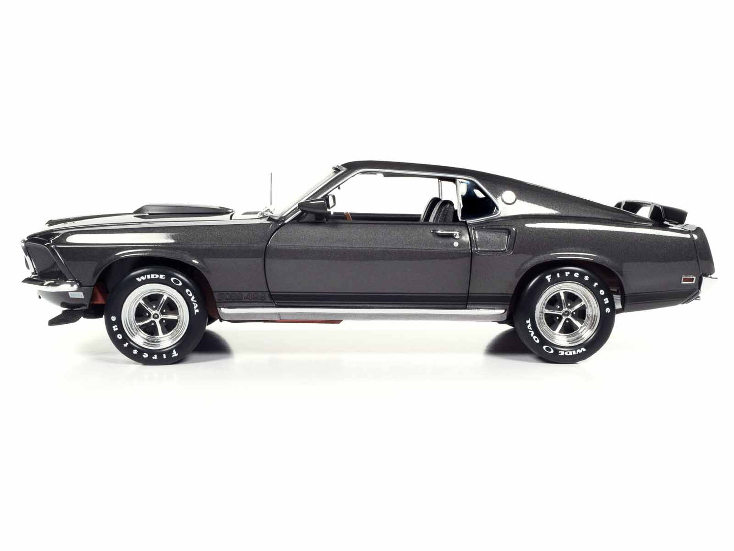 1969 Ford Mustang Gray Diecast Model Car