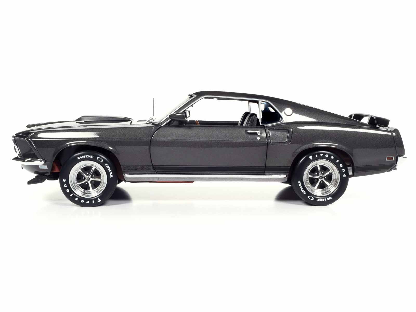 1969 Ford Mustang Gray Diecast Model Car