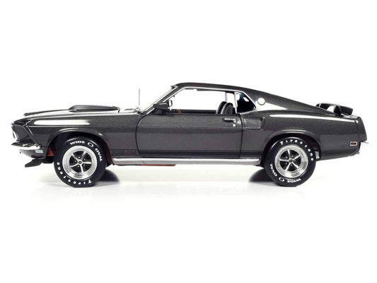 1969 Ford Mustang Gray Diecast Model Car
