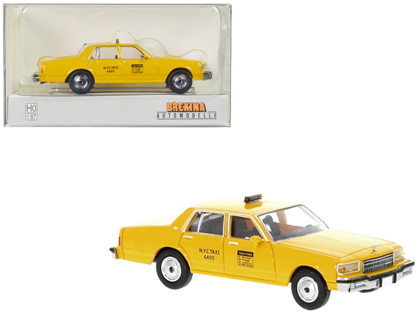 1987 Chevrolet Caprice Taxi Yellow  Model Car 