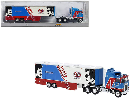 1980 Kenworth K-100 Blue  Model Car 
