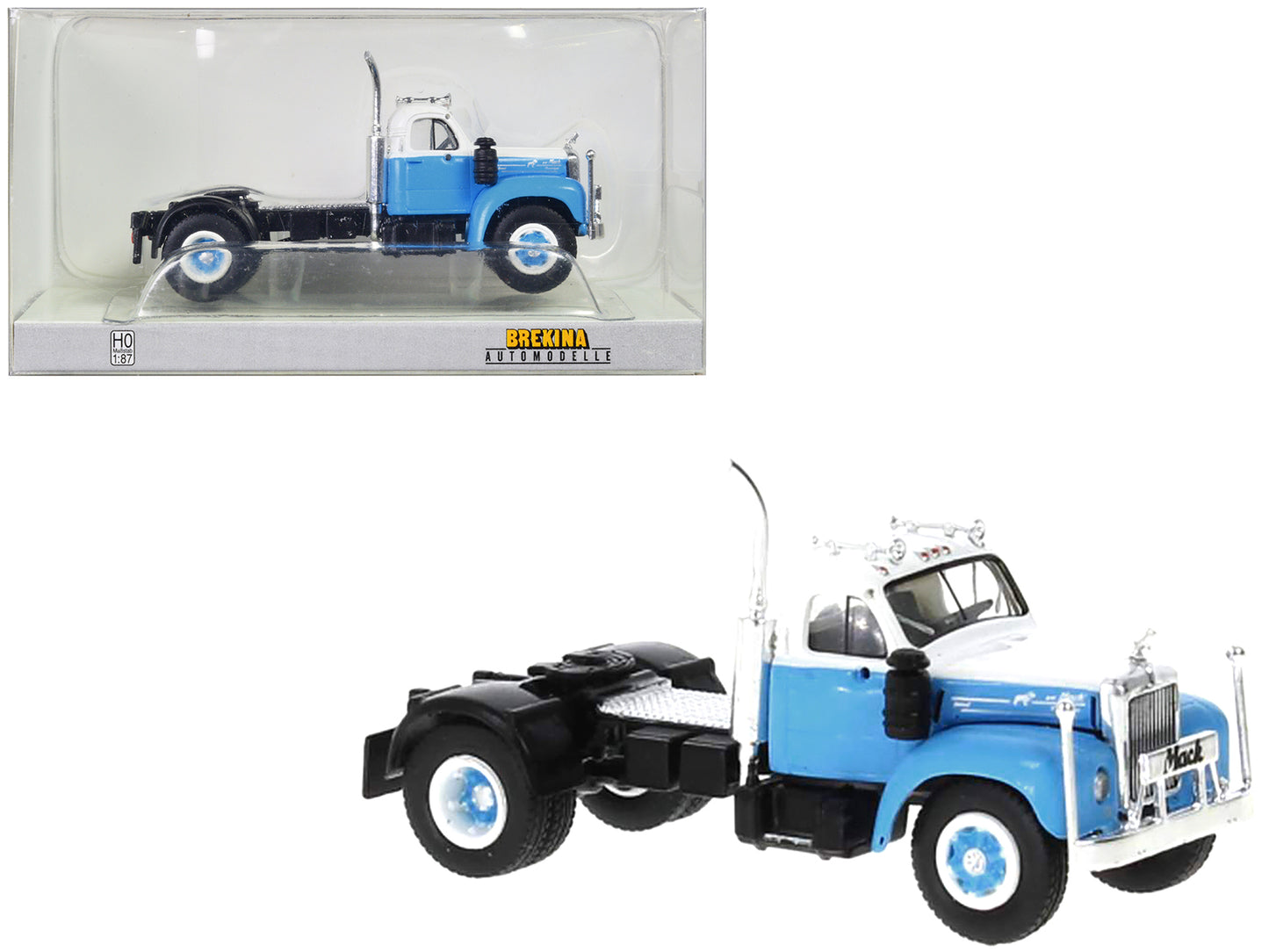 1953 Mack B-61 Blue  Model Truck Tractor 