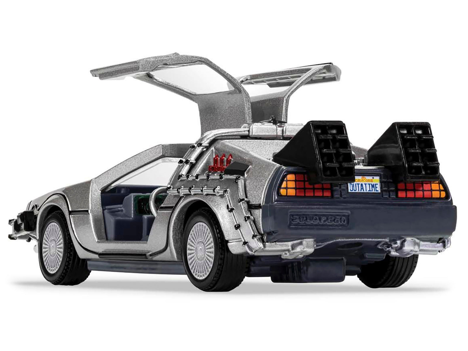 DMC DeLorean Silver Diecast Model Car Back to the Future