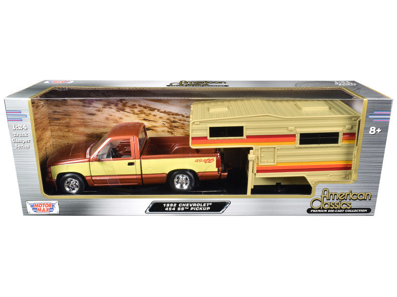 1992 Chevrolet 454 Copper Diecast Model Pickup Truck