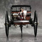 A vintage Mercedes Benz diecast car scale model viewed from the back 