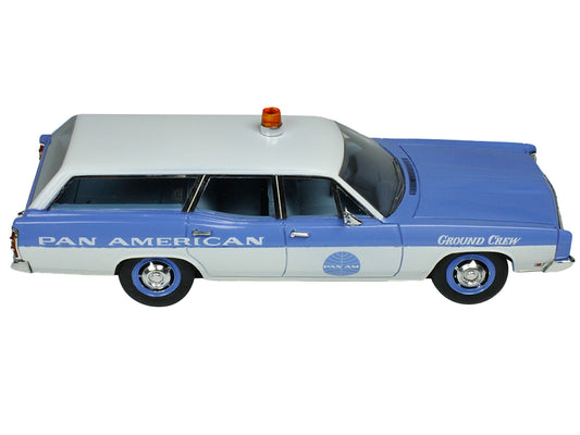 1970 Ford Galaxie Station Blue  Model Car 