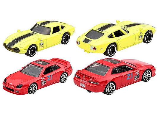 Brand new diecast car models of "JDM Assortment" 5 piece Set die cast model cars by Hot Wheels.
Brand new boxes.
Real 