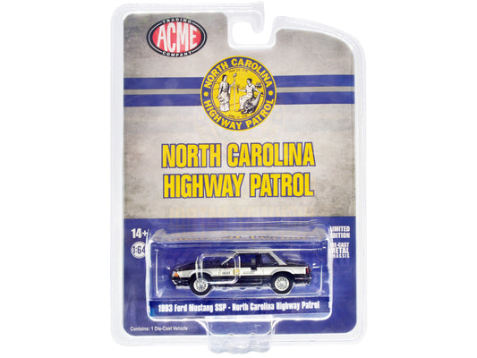 1993 Ford Mustang SSP Black Diecast Model Car 