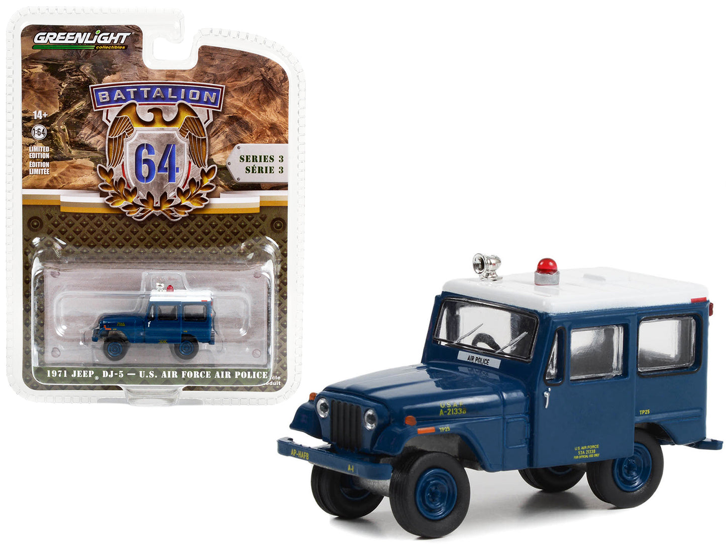 1971 Jeep DJ-5 Blue Diecast Model Car 