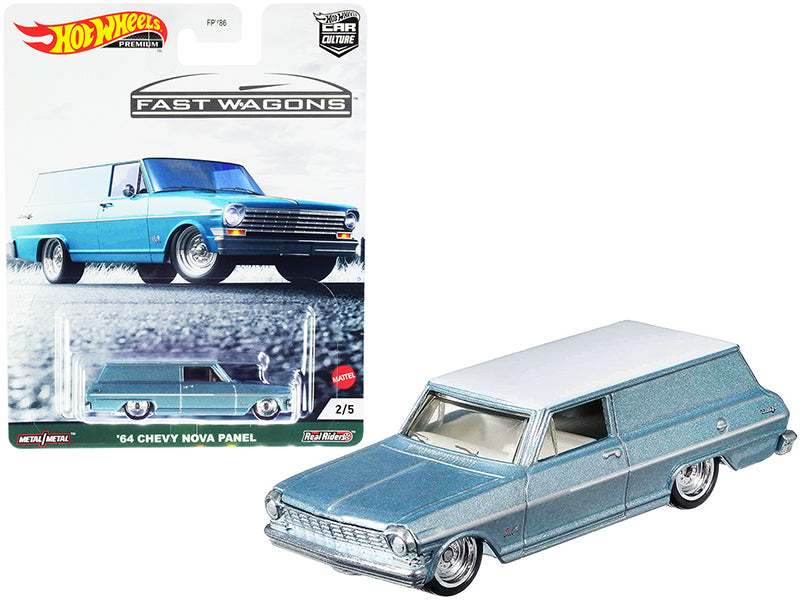 1964 Chevrolet Nova Blue Diecast Model Car 