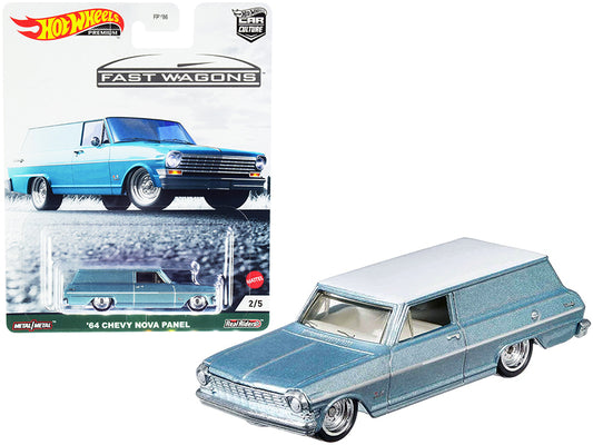 1964 Chevrolet Nova Blue Diecast Model Car 
