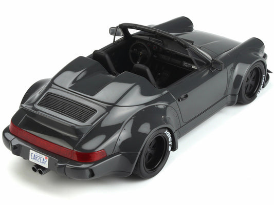 Brand new 1/18 scale car model of RWB Body Kit Convertible Grigio Telesto Gray "Chop Shop" model car by GT Spirit.
Bran