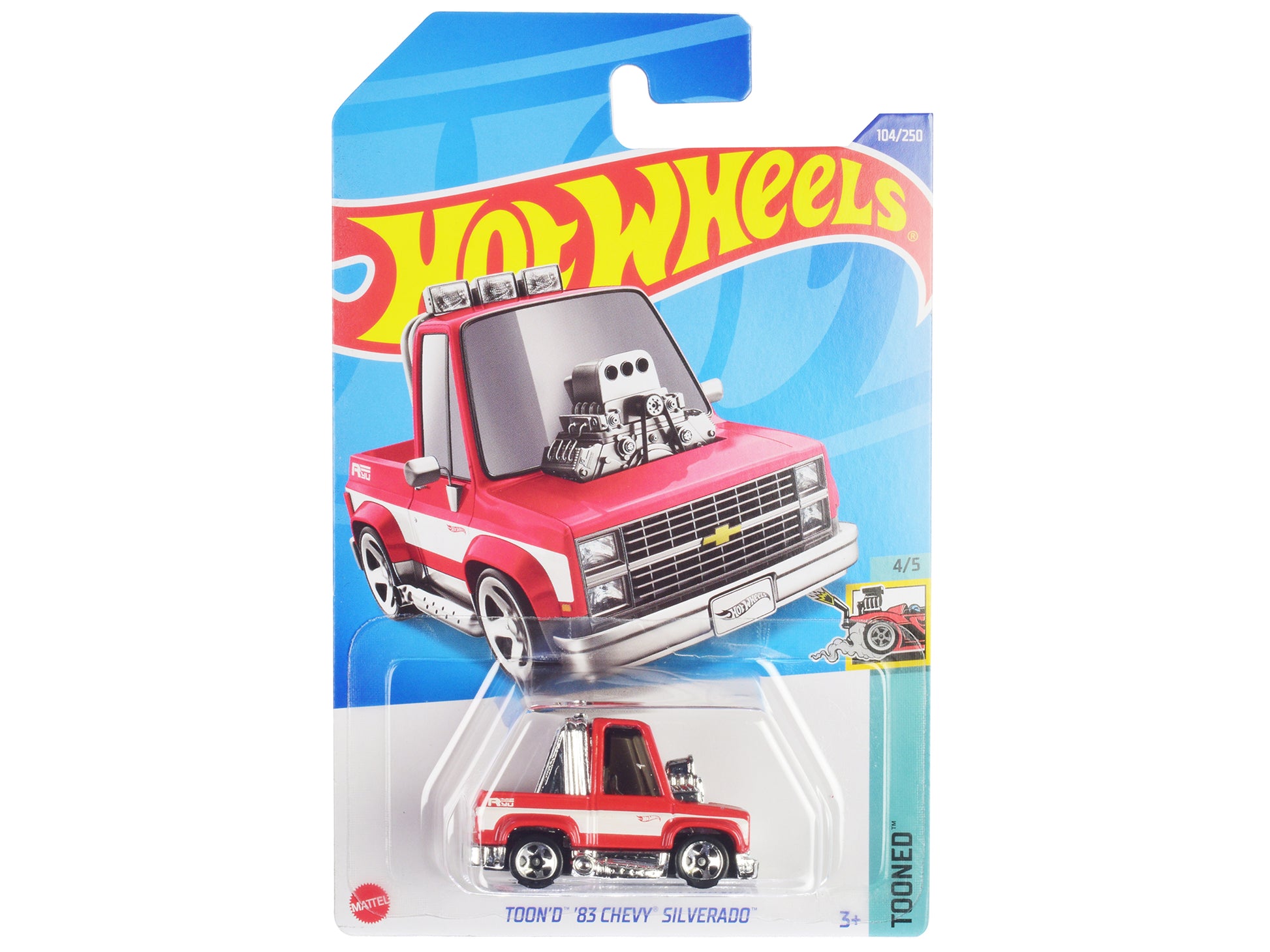1983 Chevrolet ado Toon'd Red Diecast Model Pickup Truck 