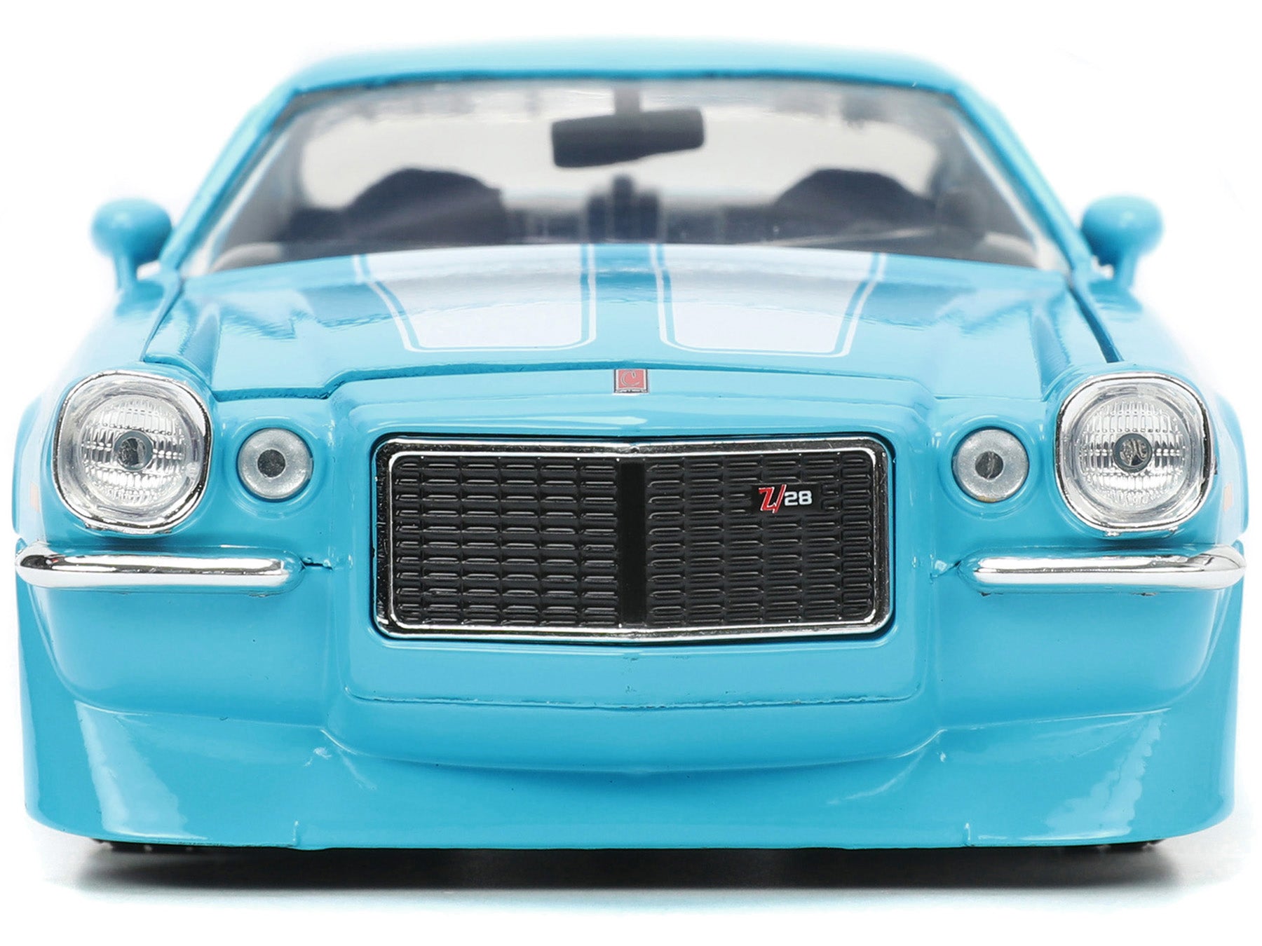 1971 Chevrolet Camaro Z Blue Diecast Model Car 