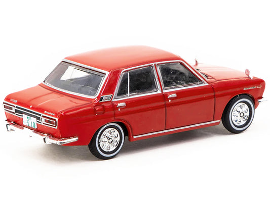 Brand new 1/64 scale diecast model of Datsun Bluebird 1600SSS (P510) RHD (Right Hand Drive) Red "J Collection" Series di