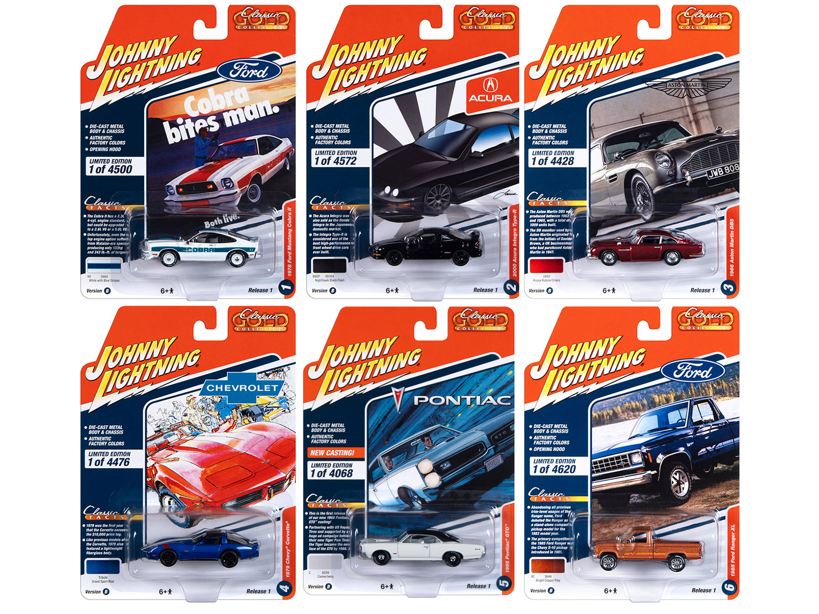 Classic   Diecast Model Car/Truck Set 