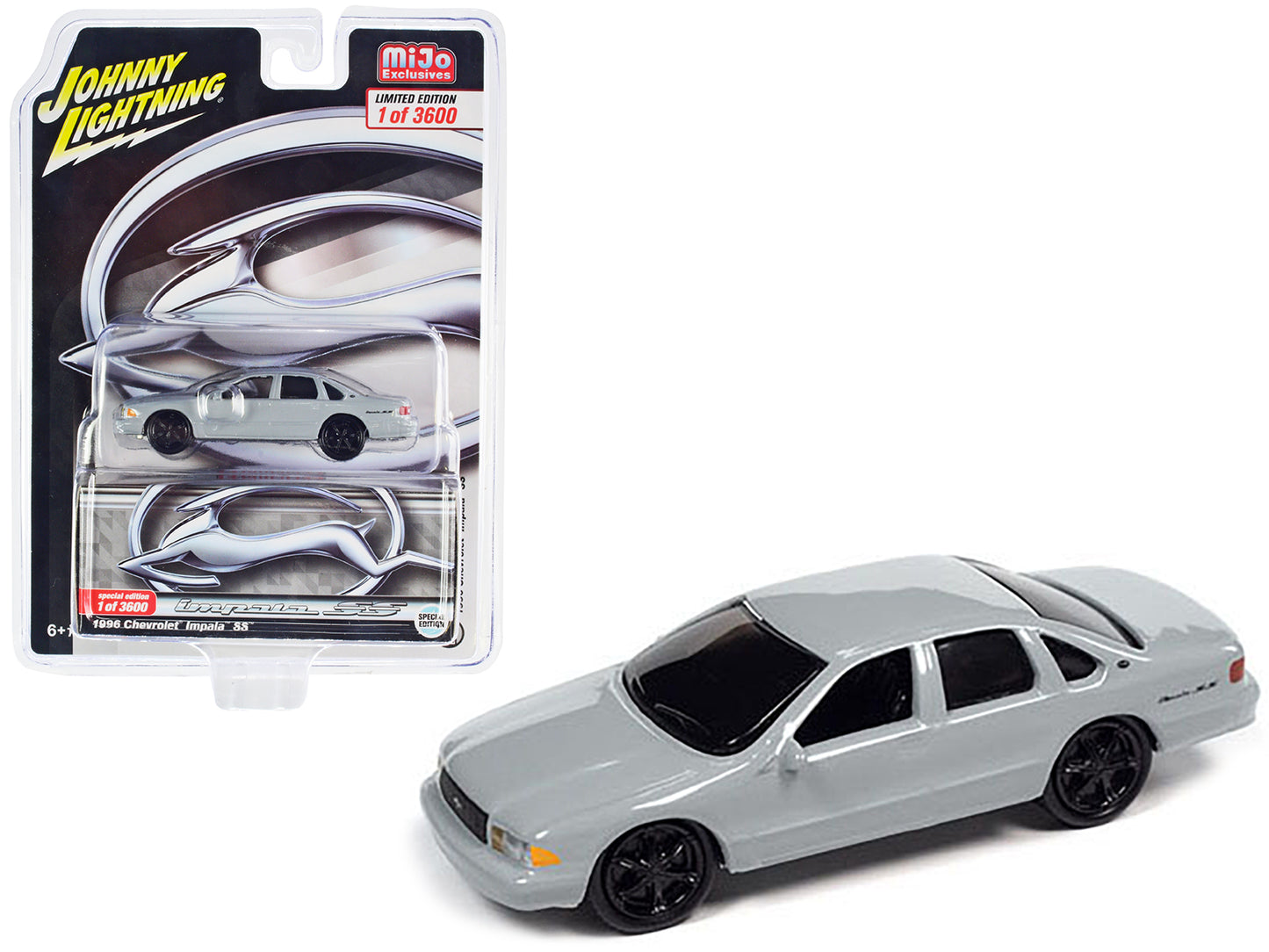 1996 Chevrolet Impala SS Gray Diecast Model Car 