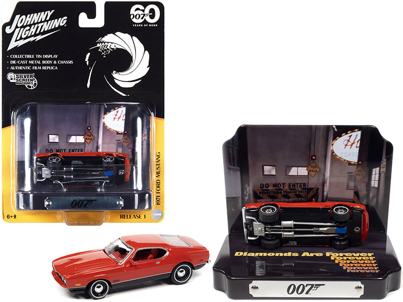 1971 Ford Mustang Mach Red Diecast Model Car James Bond 007