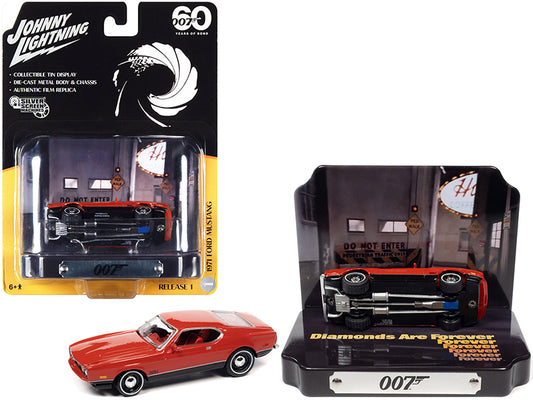 1971 Ford Mustang Mach Red Diecast Model Car James Bond 007