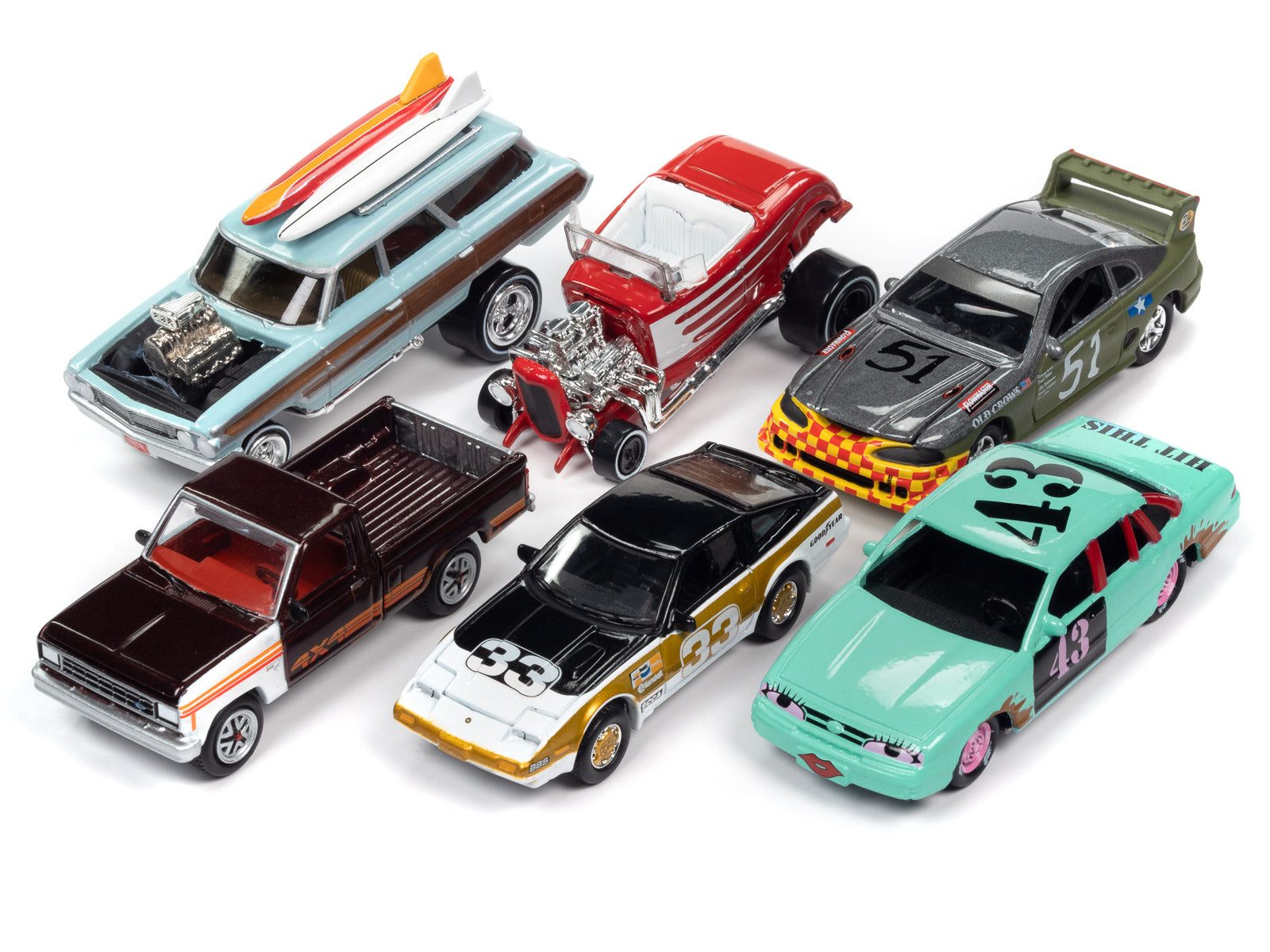 Street Freaks 2023   Diecast Model Car/Truck Set 