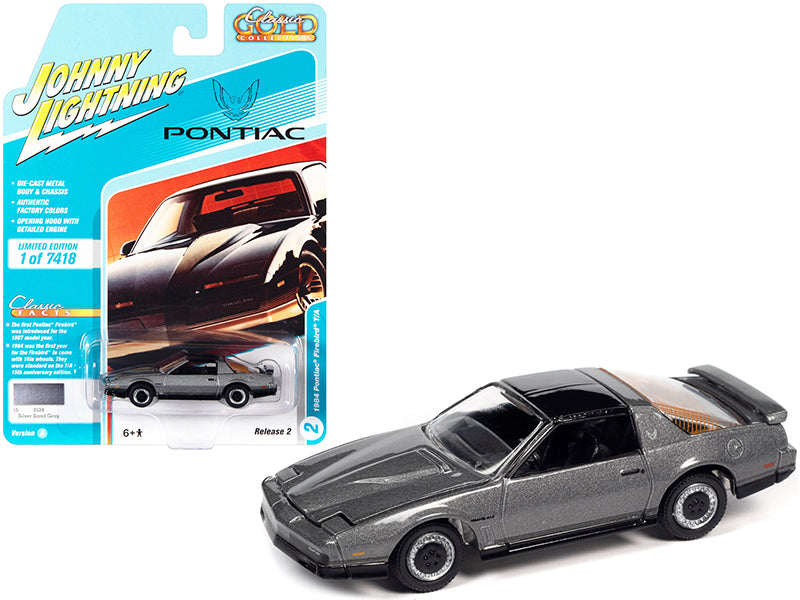 1984 Pontiac Firebird Trans Silver Diecast Model Car 