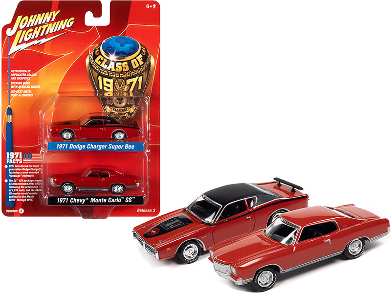 1971 Dodge Charger Super Red Diecast Model Car 
