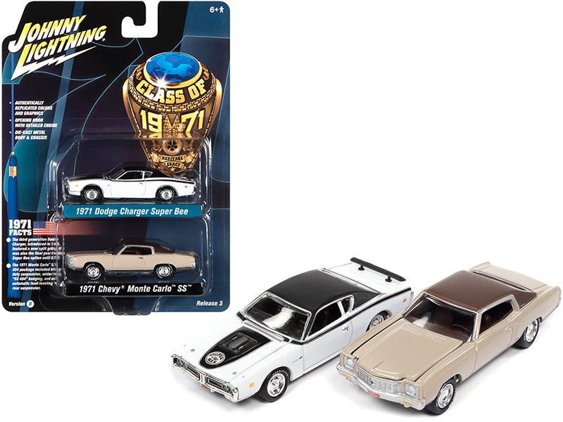 1971 Dodge Charger Super White Diecast Model Car 