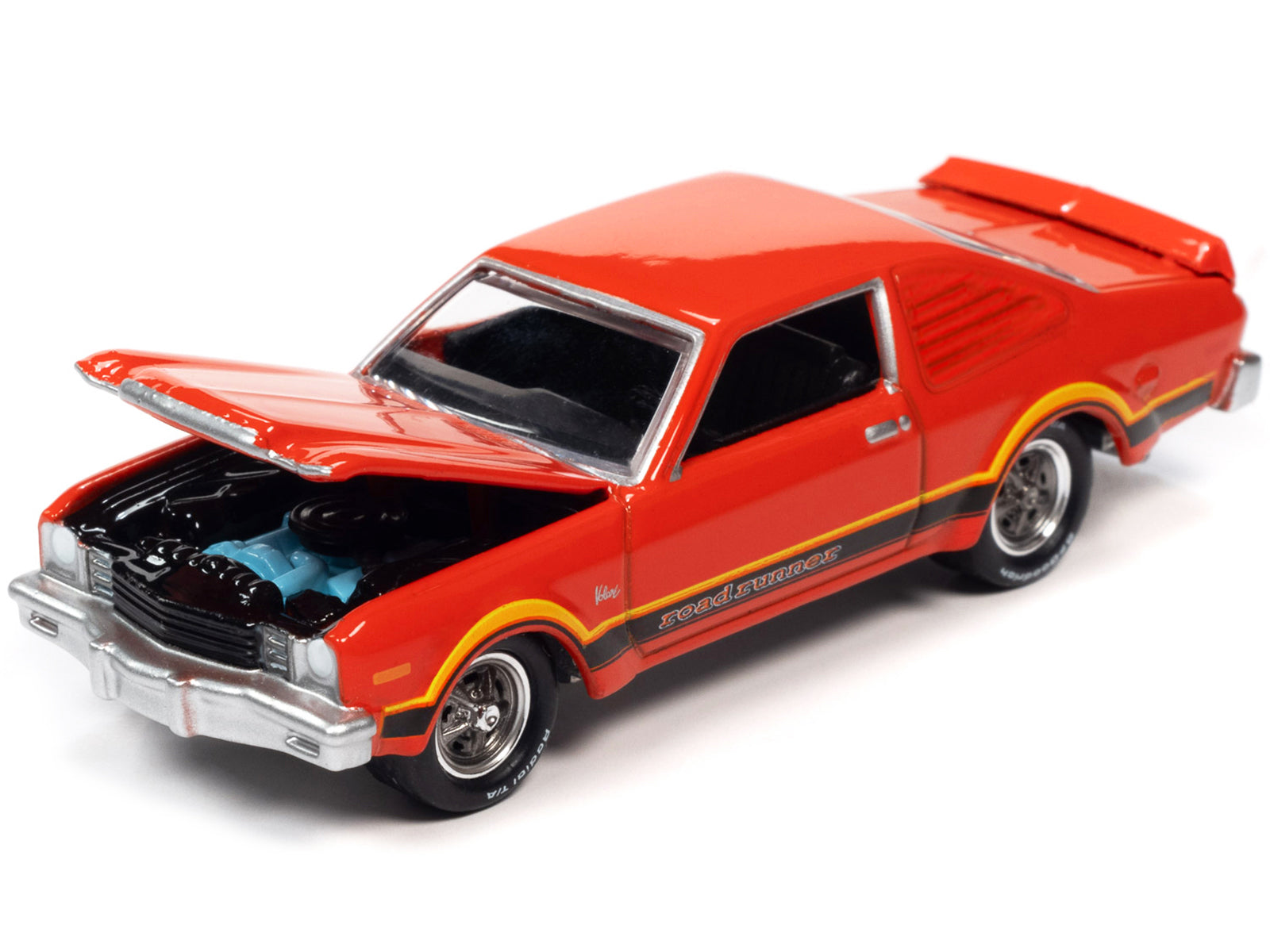 1976 Plymouth Volare Road Orange Diecast Model Car 