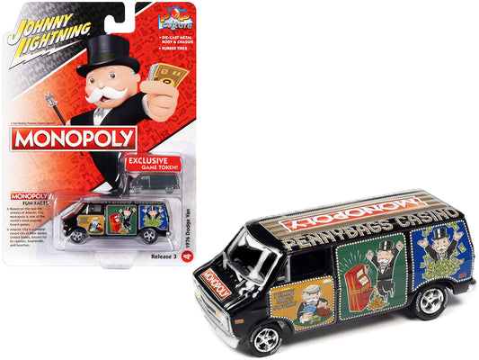 1976 Dodge Black Diecast Model Van 