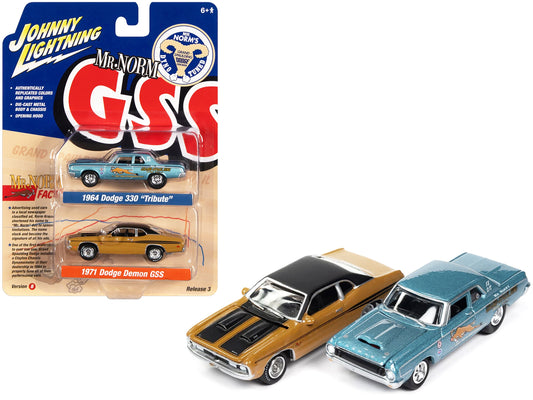 1964 Dodge 330 Mr Norm Blue Diecast Model Car 