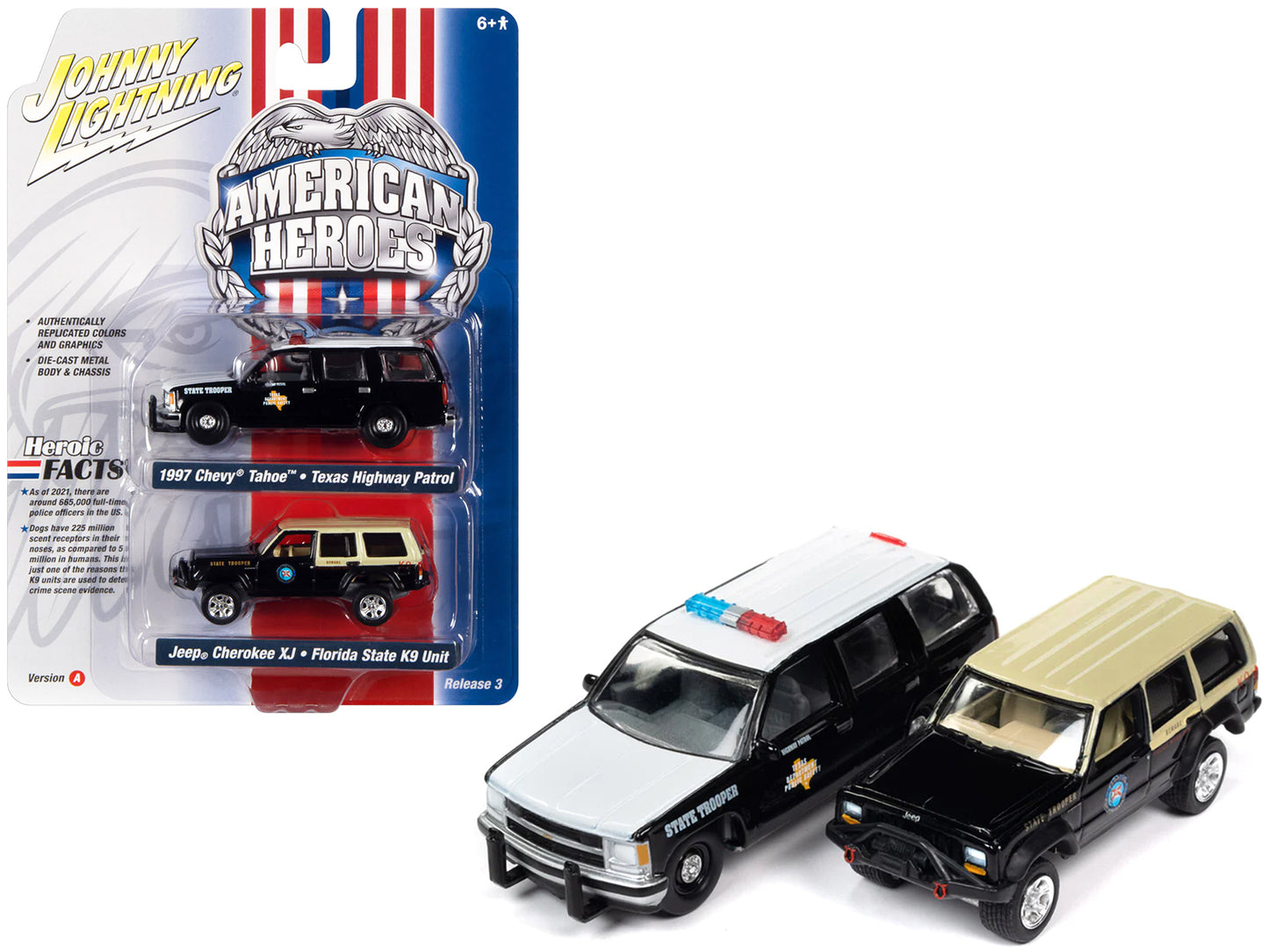1997 Chevrolet Tahoe Texas Black & White Diecast Model Car 