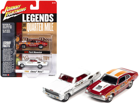 1970 Ford Maverick  Red Diecast Model Car 